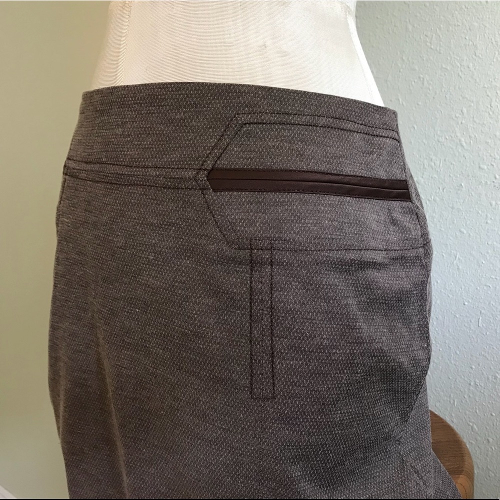 Stretch Mini Skirt with Sleek Pocket Details